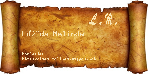 Láda Melinda névjegykártya